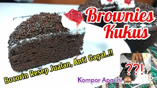 Resep BROWNIES KUKUS Ny.Liem, LENGKAP dengan TIPS ANTI GAGAL