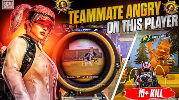 Teammate angry on this player💀| bgmi livik full gameplay video| bgmi new update video|