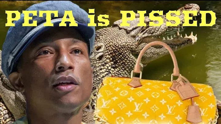 Pharrell PISSING OFF PETA with his $1M Speedy Bag for Louis Vuitton. Crocodiles are SLAUGHTERED!   🤯