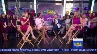 Lara Spencer &  Amy Robach  dresses and high heels  Nov 25 2015