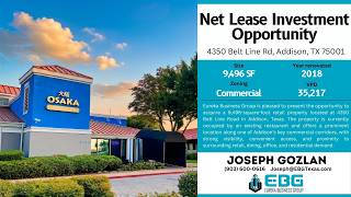 Addison Net Lease Investment Opportunity - 4350 Belt Line Rd, Addison, TX