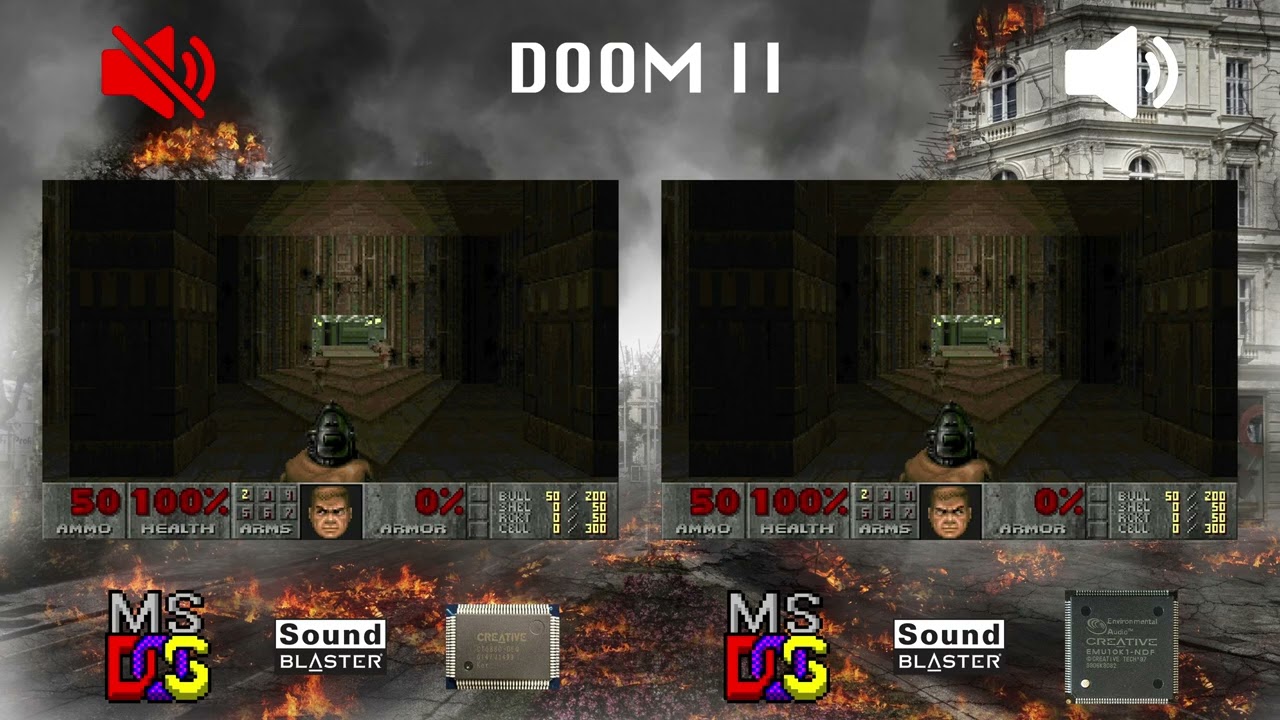 [OVM] DOOM II (CT5880, OPL vs EMU10K1, OPL)