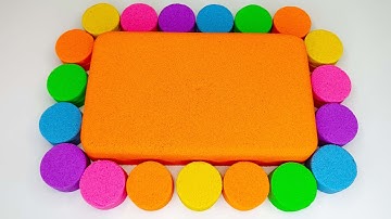 Very Satisfying and Relaxing Kinetic Sand ASMR, drop and squish #143