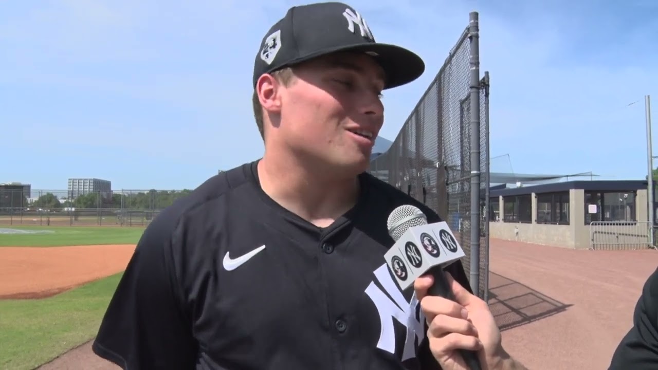 Yankees INF Caleb Durbin Spring Training Interview 2024