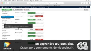 Tutoriel Joomla! 3.4 : Connaître les paramètres d
