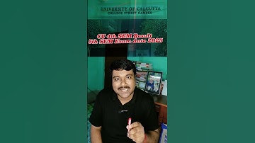CU 4th semester result date 2025 #shorts #curesults2025