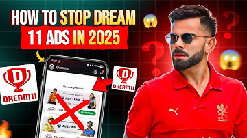 Dream11 Ads Problem Solved || How To Stop Dream11 Ads In 2025 || Dream11 Add Kaise Band Kare