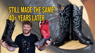 How Similar are Vintage Hondo Ostrich Cowboy Boots to New 