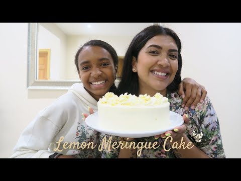 Lemon Meringue Cake Recipe | Collaboration with VithyaHair&Makeup