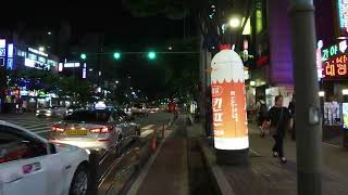 Seoul After Dark Wandering Streets Near Suraksan Station
