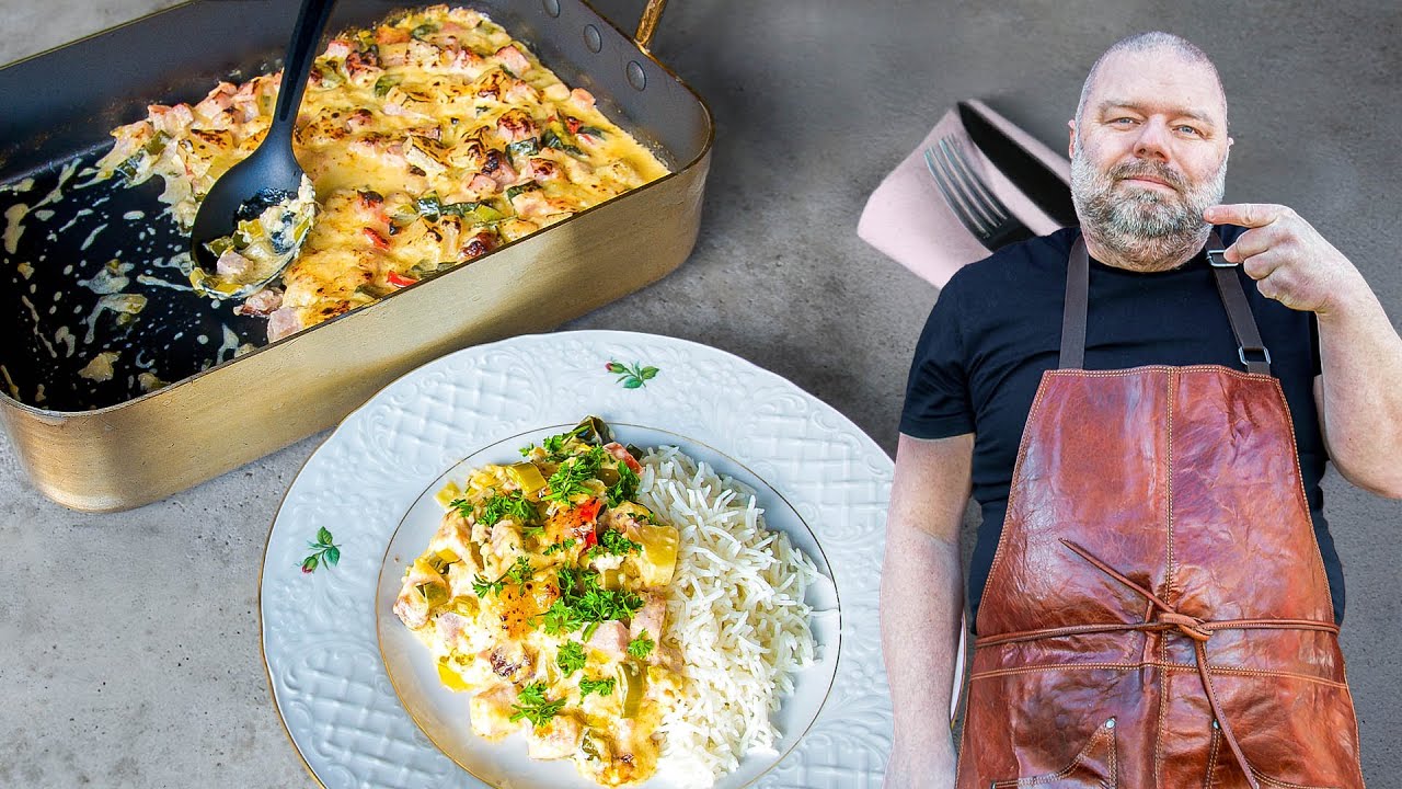 Så gör du godaste kasslergratängen med ris!