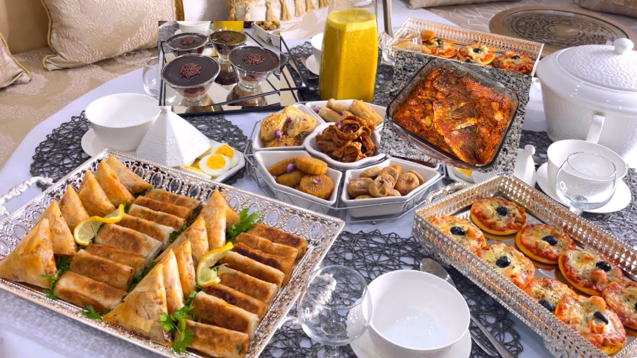 تاني يوم رمضان🌛أفكار اقتراحات سريعة لي مائدة الإفطار بلا متحتاري جبتلك كلشي من الفطور حتى لي سحور