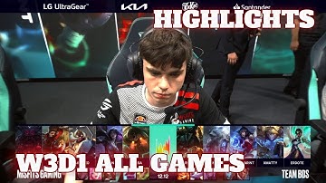 LEC W3D1 All Games Highlights | Week 3 Day 1 S12 LEC Summer 2022
