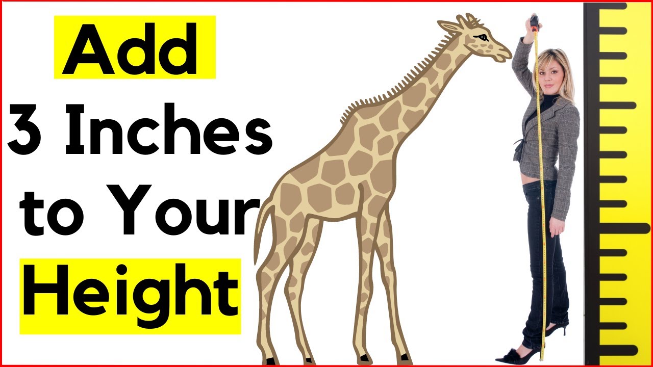 Growing Three Inches Increase Your Height Naturally: Add 3 Inches to Your Height - YouTube