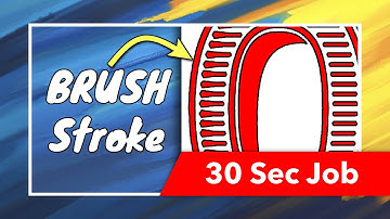How to add a brush stroke to all edges of an object in #photoshop | #tolerance explained