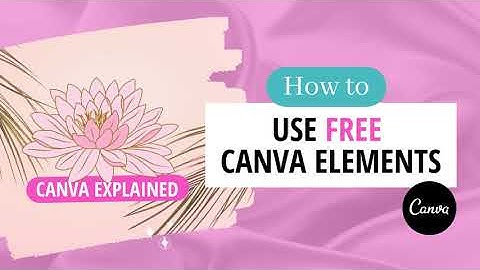 How to Just See the FREE Elements in Canva