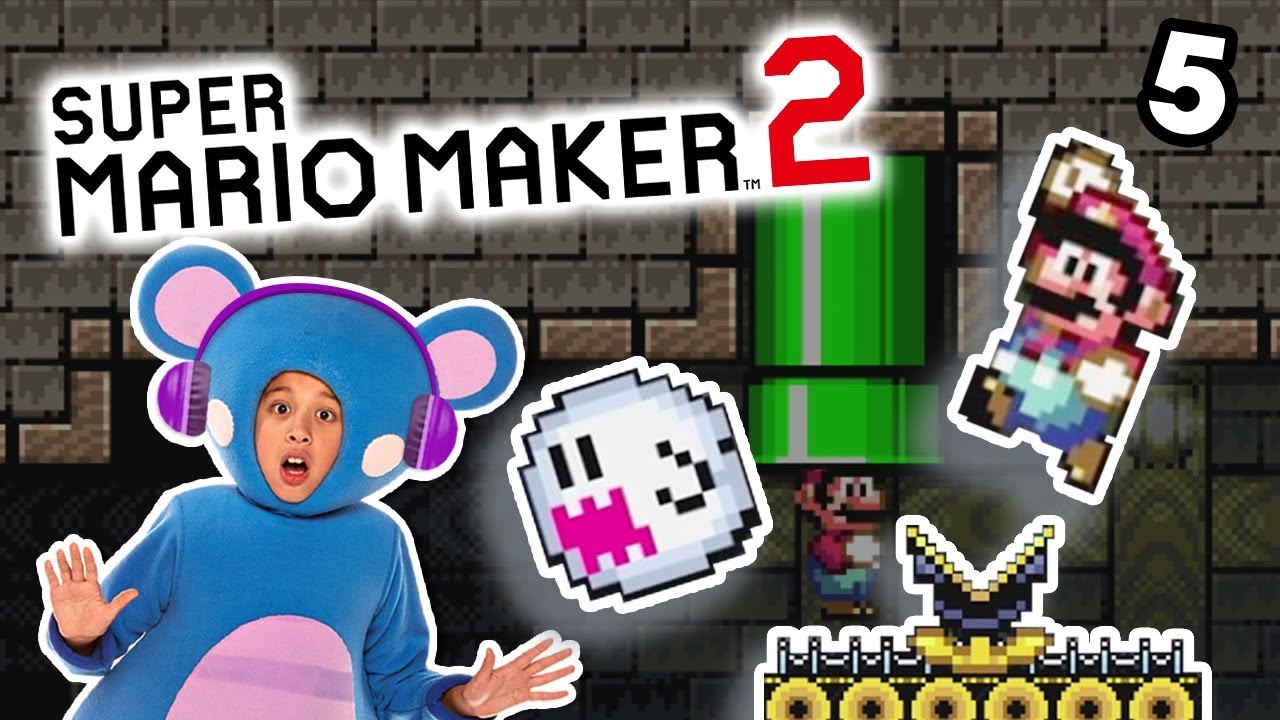 Super Mario Maker 2 - Story Mode EP 5 + More | Mother Goose Club Let's Play