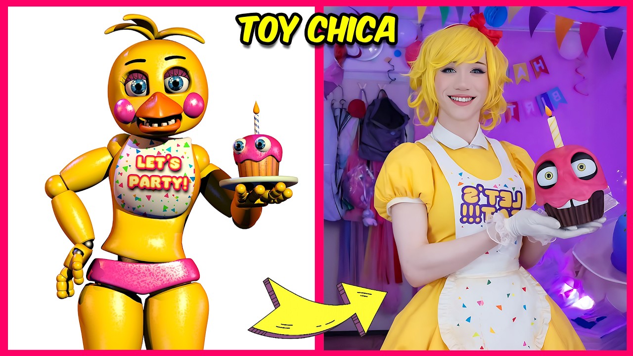 Five Nights At Freddy's in REAL LIFE 🐺+ Guess The FNAF 2 Character 🐻 By Dance, Emoji, Voice 💃