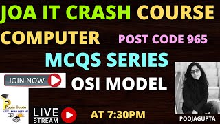 MCQS ON OSI MODEL / POST 965  / FOR ALL EXAMS  /    BY POOJA GUPTA screenshot 5