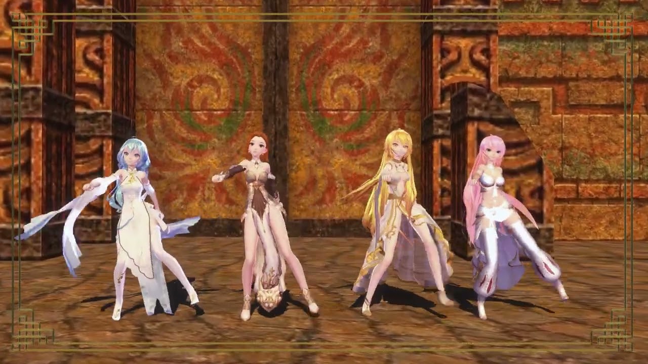 |MMD| 2NE1 - Falling in love |Full group 4p FIXED CAM|