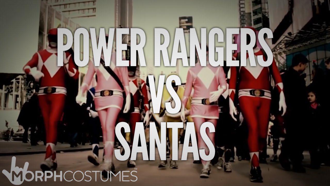 dress shoes Morphsuits - Power Rangers vs Santas