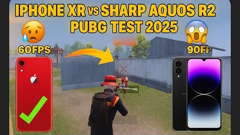 🎮 “iPhone XR Got DESTROYED by SHARP AQUOS R2 😱🔥 PUBG FPS Test 2025!”