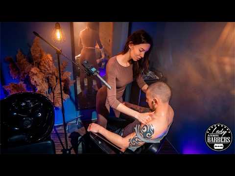 Heavenly Relaxation ASMR Massage by Barber Lady Adel for Men