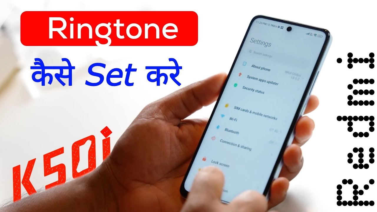 Redmi K50i me Ringtone Kaise Set Kare Redmi K50i Ringtone Settings