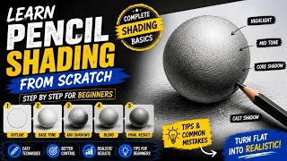 Learn Pencil Shading from Scratch ✏️ | Complete Beginner's Guide#shorts#youtubesearch#viral#art