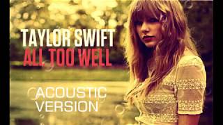 Taylor Swift - All Too Well (Acoustic Version) w/rain *will make you cry