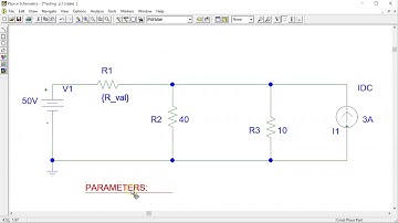 Introduction to PSPICE for Running DC Sweeps over Voltage and Current Sources and Resistance Values