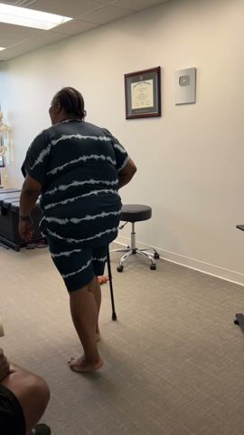 STOPPED using the cane immediately after the treatment