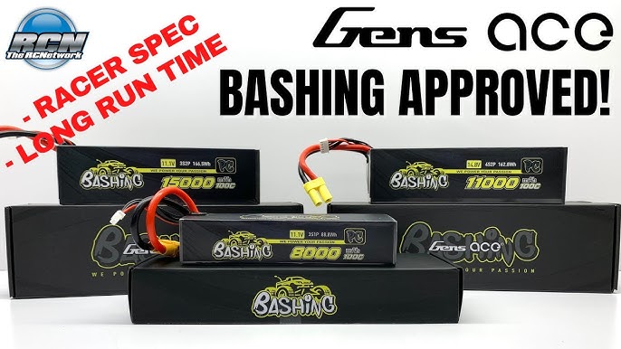 Lipo GENS ACE Bashing 3S 11.1v 15000mAh 100C EC5