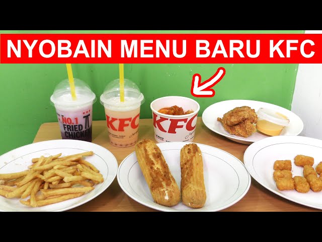 NYOBAIN MENU BARU KFC HMMM ENAK BANGET class=