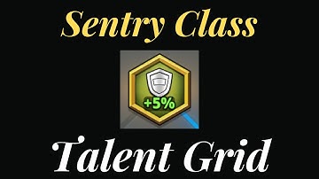 Sentry Class - Talent Grid - Puzzle Combat