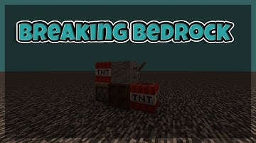 How To Break Bedrock In Minecraft (1.18.2)
