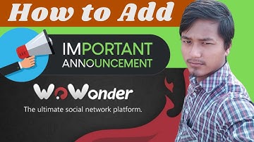 How to add Announcement WoWonder - The Ultimate PHP Social Network Platform