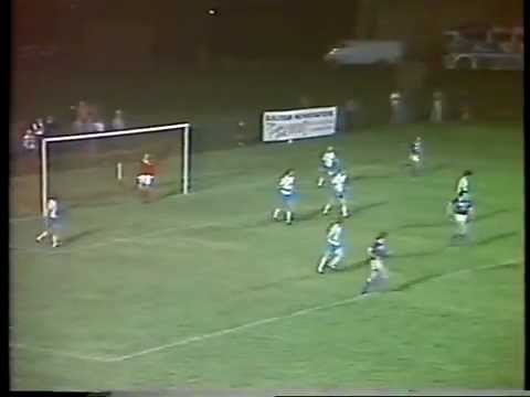 Game Action Shot - 1977 NASL New York Cosmos v St Louis Stars - Vtg Soccer  Slide