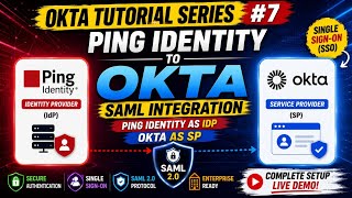 Okta Tutorial #7 | Okta as SP & Ping Identity as IdP | SAML SSO | Step-by-Step | ExternalIdp in Okta