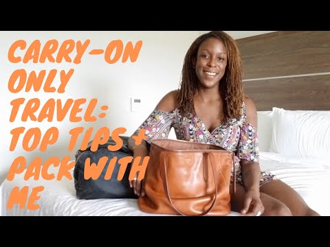 Carry-On Only Travel: Top Tips + Pack With Me for One week in Belize (Minimalist packing)