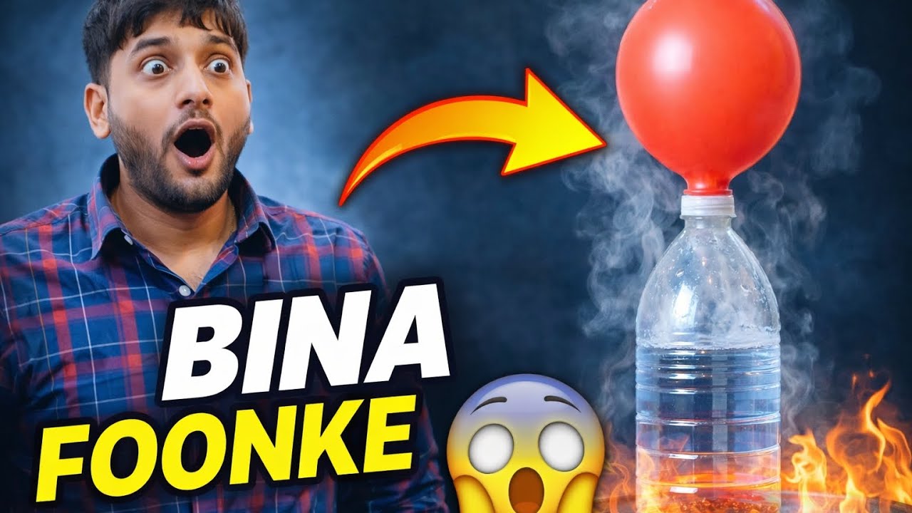 Bottle Me Balloon Khud Se Phool Gaya 😱 | Science Experiment