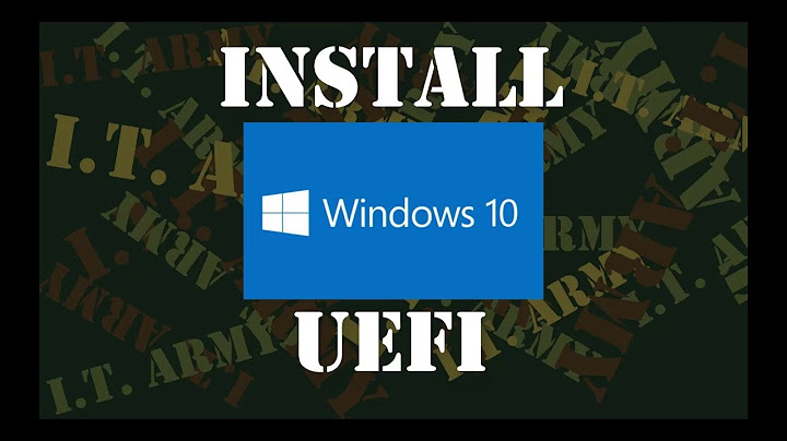 Can we install Windows in UEFI mode?