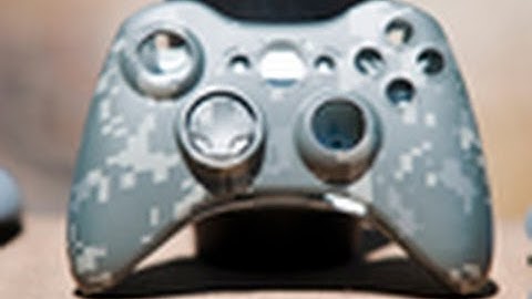 Custom Painted/Hydro-Dipped ACU Digital Xbox 360 Controller Shell