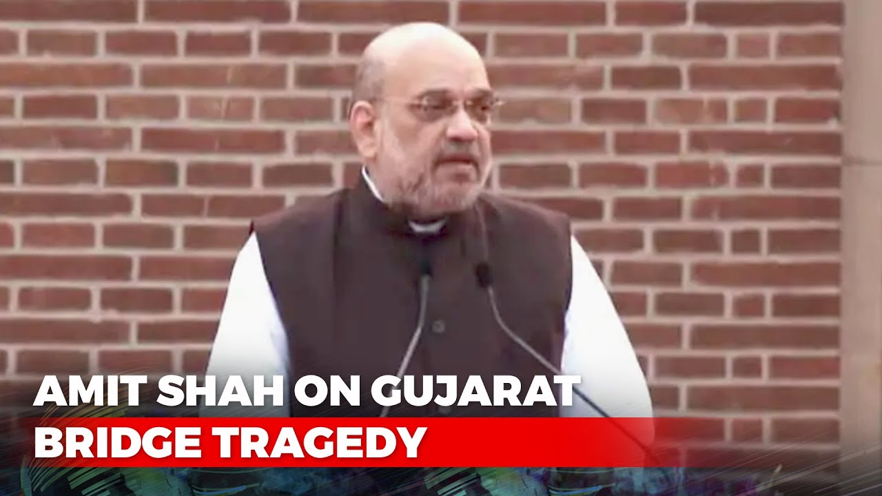 Gujarat Bridge Tragedy: Amit Shah Expresses Anguish Over Loss Of Lives
