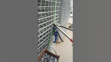 Wire mesh decking packaging #shorts