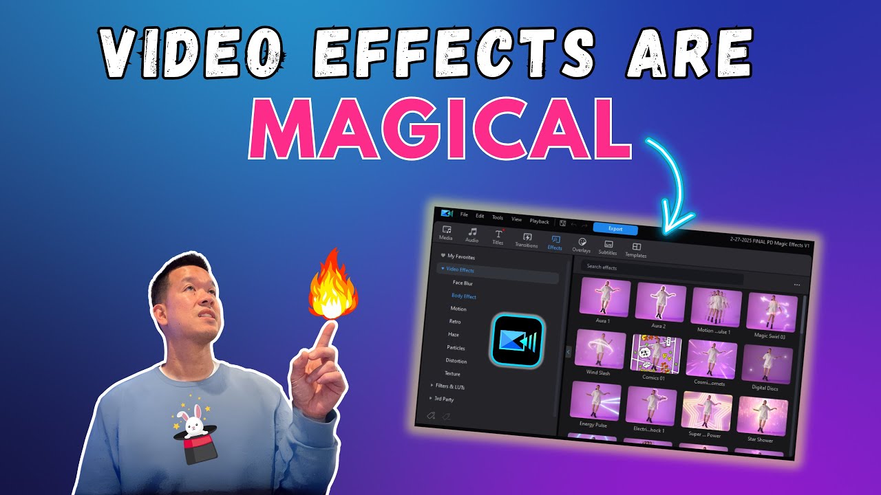 5 Simple Video EFFECTS That You Need to Try🤯PowerDirector 365