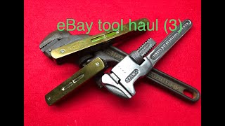 eBay vintage tool haul 3 ridgid Wrench levels and Trimo Wrench