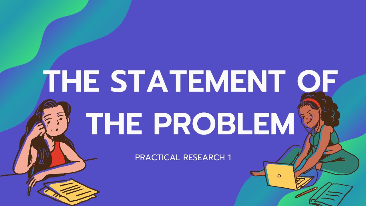 issue general statement of the problem specific research questions brainly