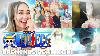 FIRST TIME REACTING to ALL ONE PIECE OPENINGS (1-26)