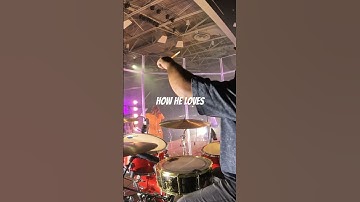 Thumbnail of How He Loves - What song can you play every day? #worshipdrummer #kimwalker #howheloves #drumming